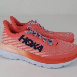 Hoka One Mach 5 Camellia/Peach Parfait Womens 10B - Authentic